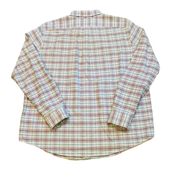 Vineyard Vines Shirt Mens XL Plaid Murray Slim Fit Button Up Long Sleeve Stretch - Picture 2 of 9